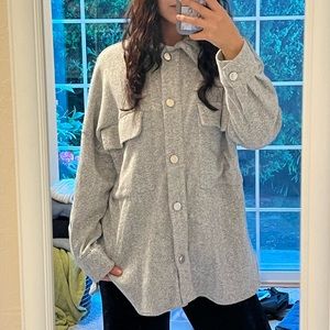Zara grey shacket